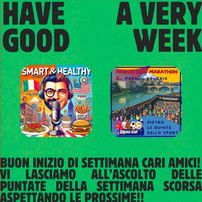 Buon inizio di settimana